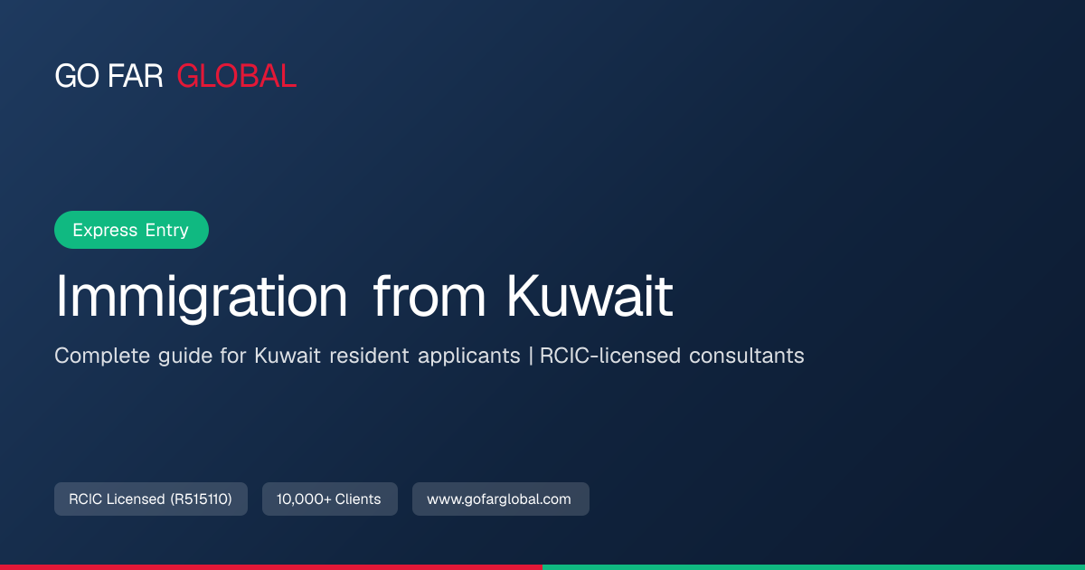 Express Entry from Kuwait to Canada 2026 | Requirements & Processing Time